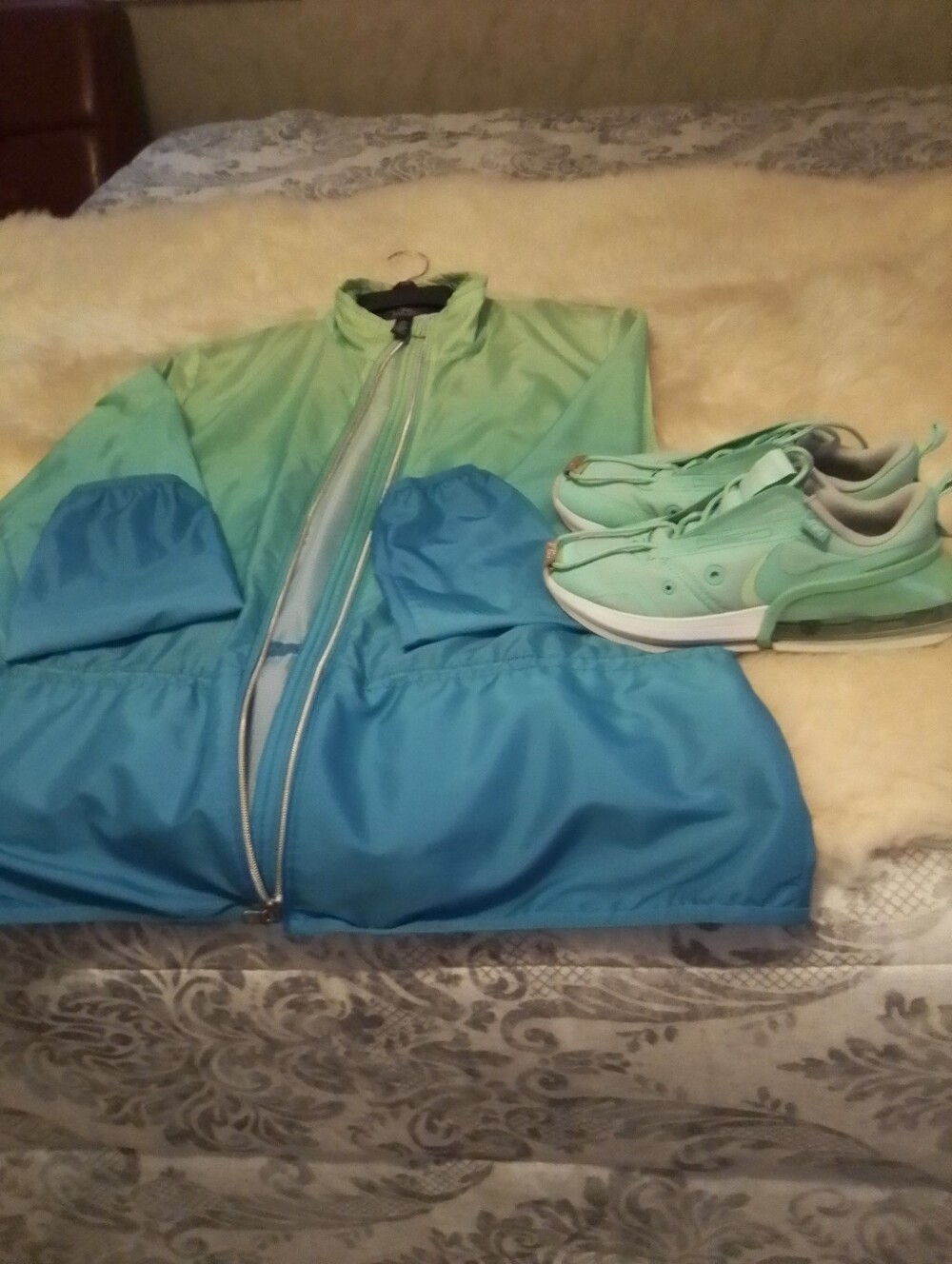 Ralph Lauren Light Green Women's Windbreaker Jacket